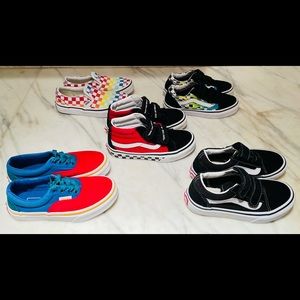 Vans Lot of 5x Kids Boys Unisex Shoes